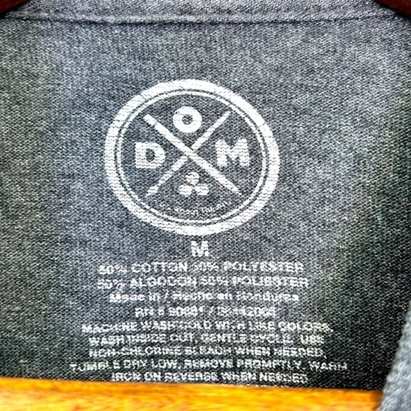 DOM - I Used To Be A People Person Then People Ruined It Gray Graphic T Shirt M - Picture 7 of 8